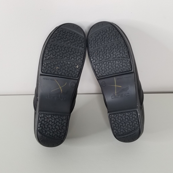Dansko XP Black Leather 39 Comfort Clog Slip On  Non Slip - Picture 8 of 8